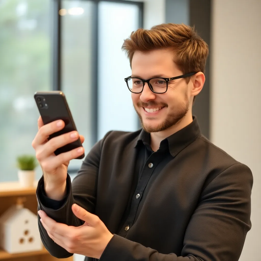 Persoon leest financiële nieuwsbrief op tablet met koffie